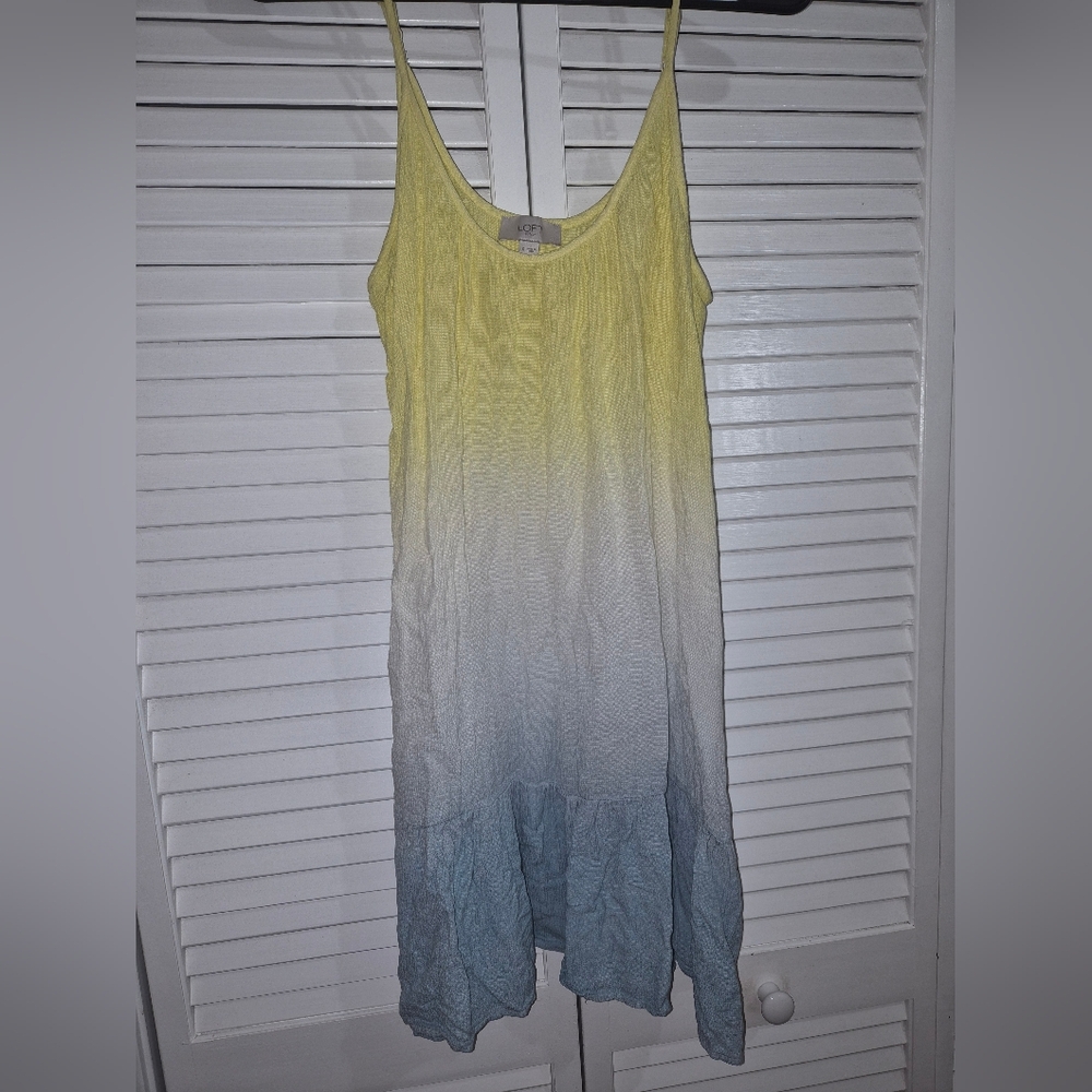 LOFT Yellow Lightweight Tank Top